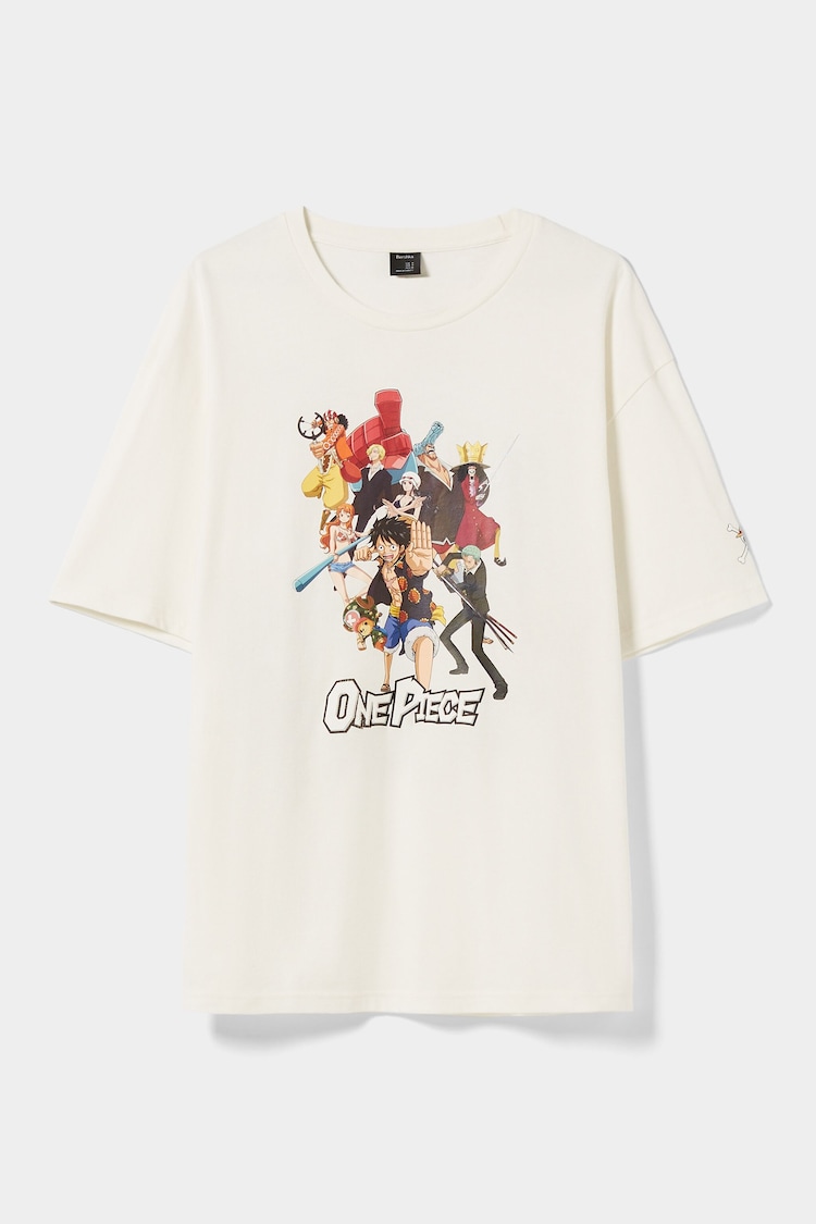Majica s kratkimi rokavi srednje ohlapnega kroja One Piece