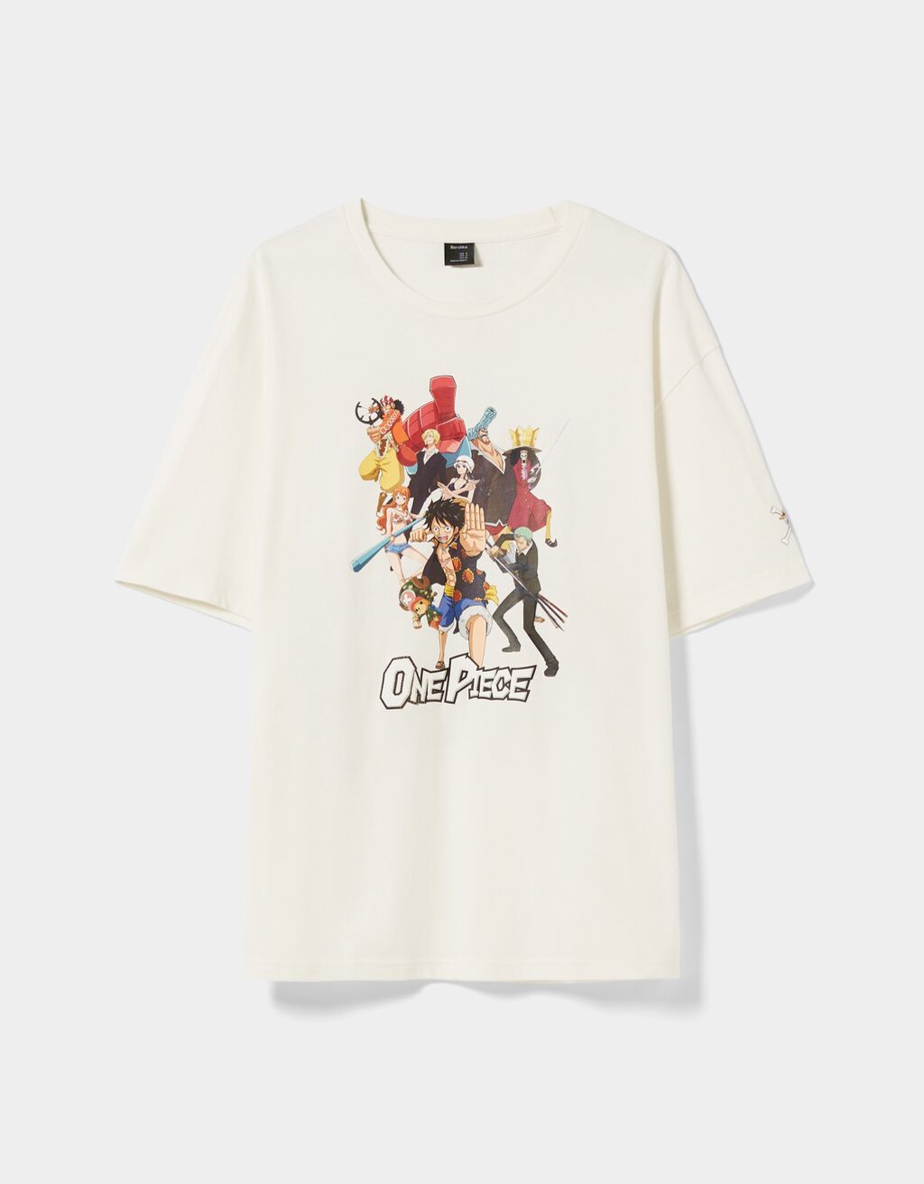 Middle fit T-shirt One Piece met korte mouw