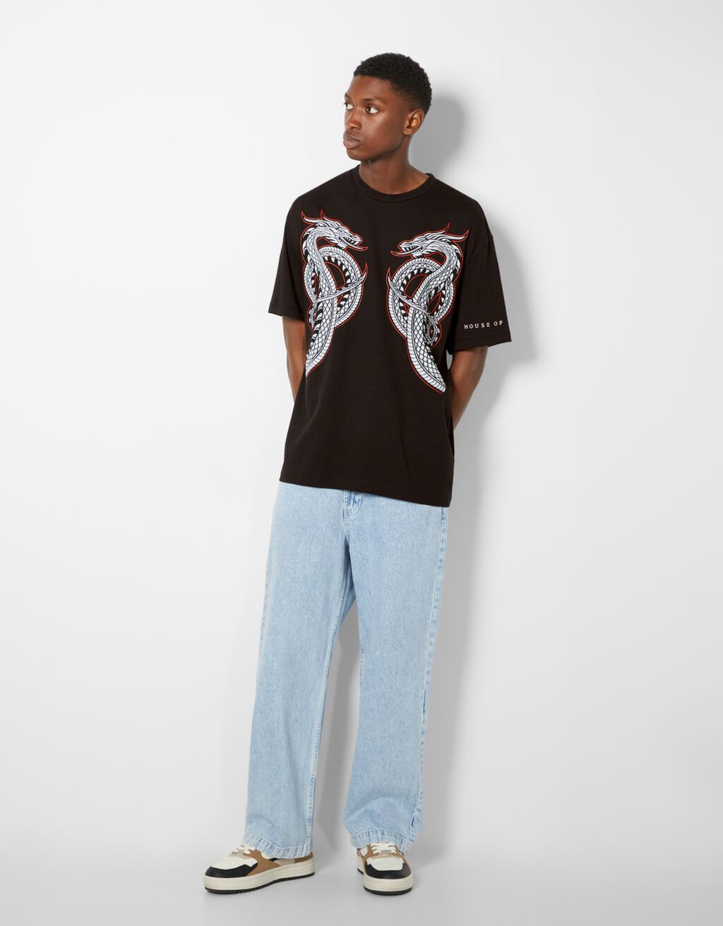 House of Dragons oversize boxy fit T-shirt