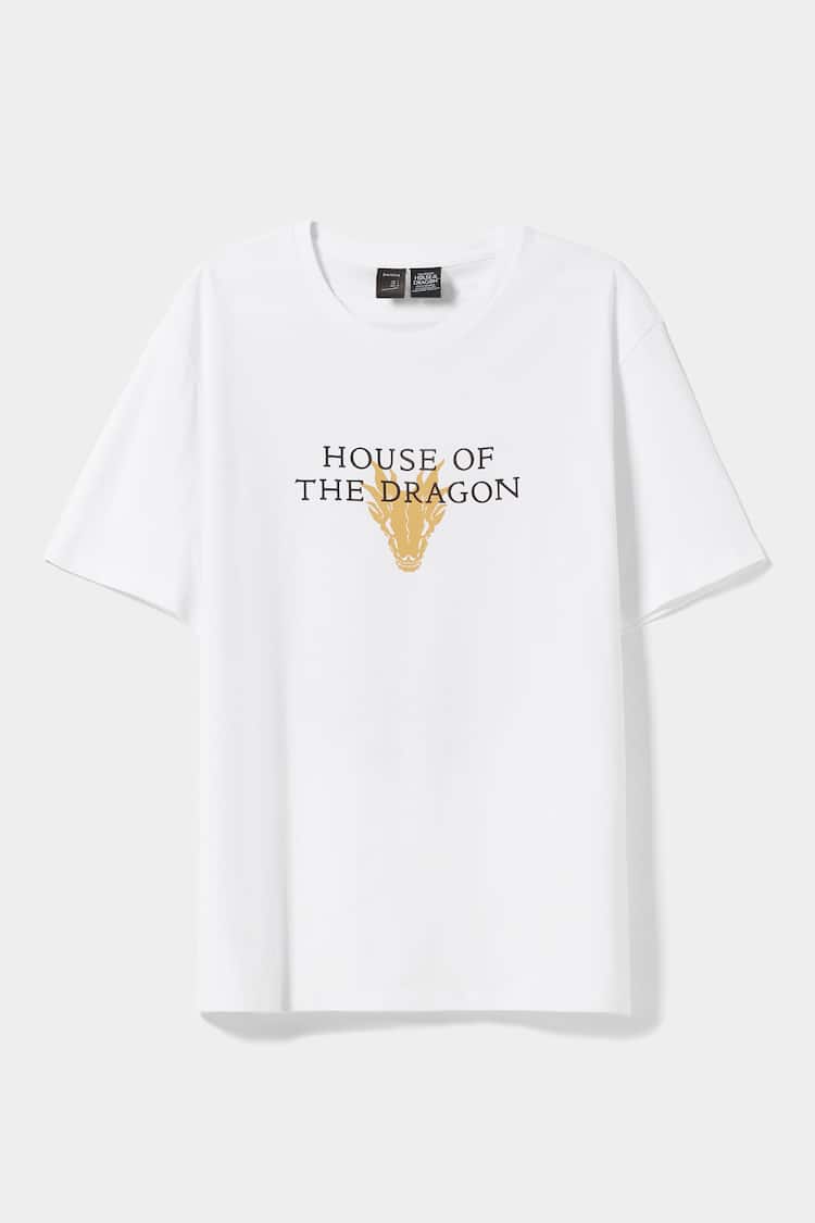 T-shirt de manga curta regular fit House of Dragons