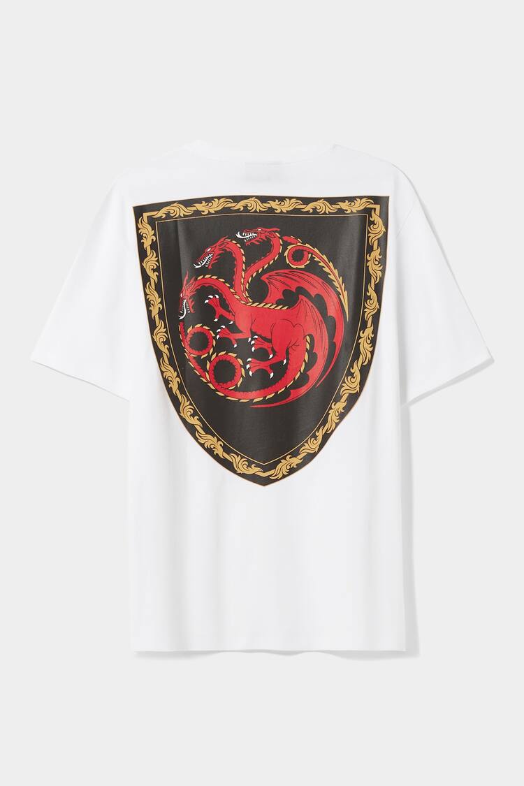 T-shirt de manga curta regular fit House of Dragons