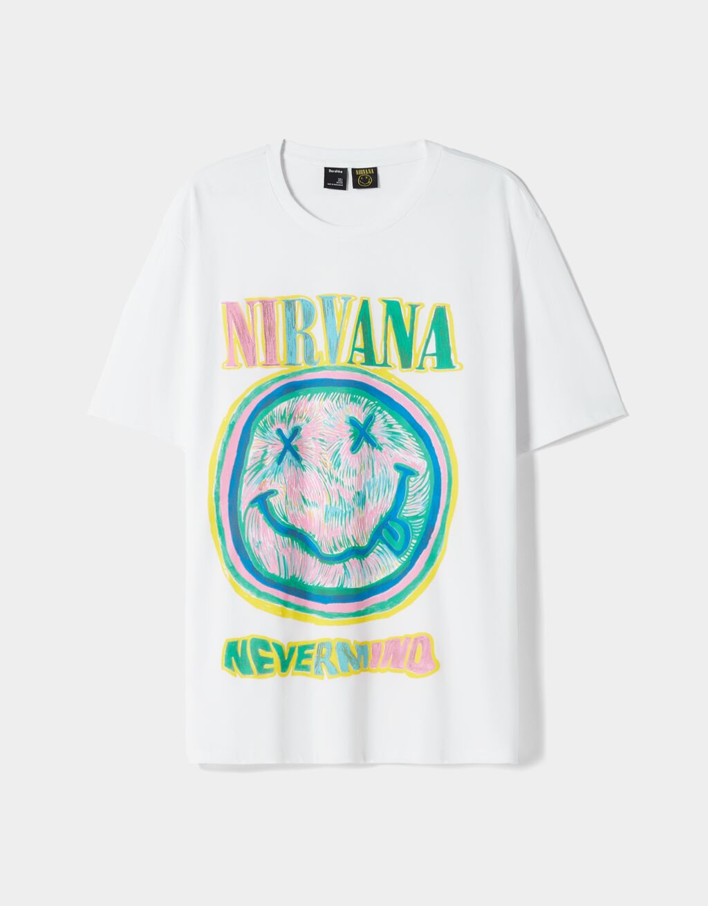 T-shirt manches courtes imprimé Nirvana