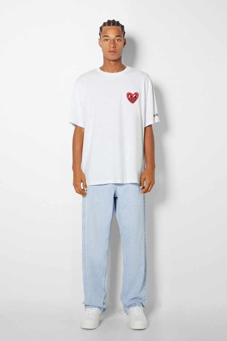 Short sleeve oversize Keith Haring T-shirt