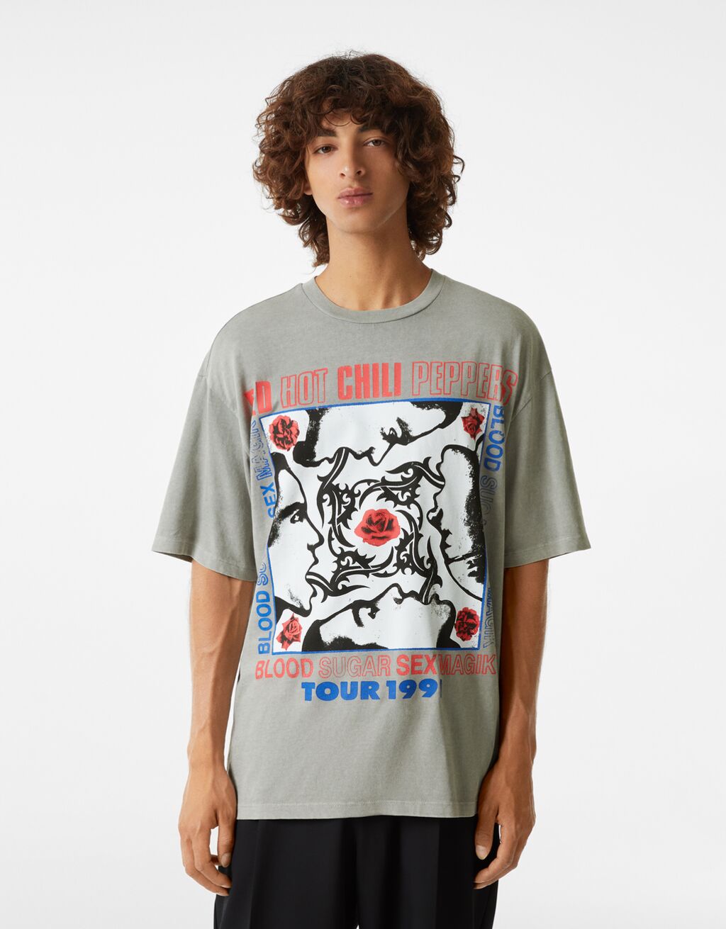 Koszulka z krótkim rękawem o kroju regular fit z Red Hot Chili Peppers