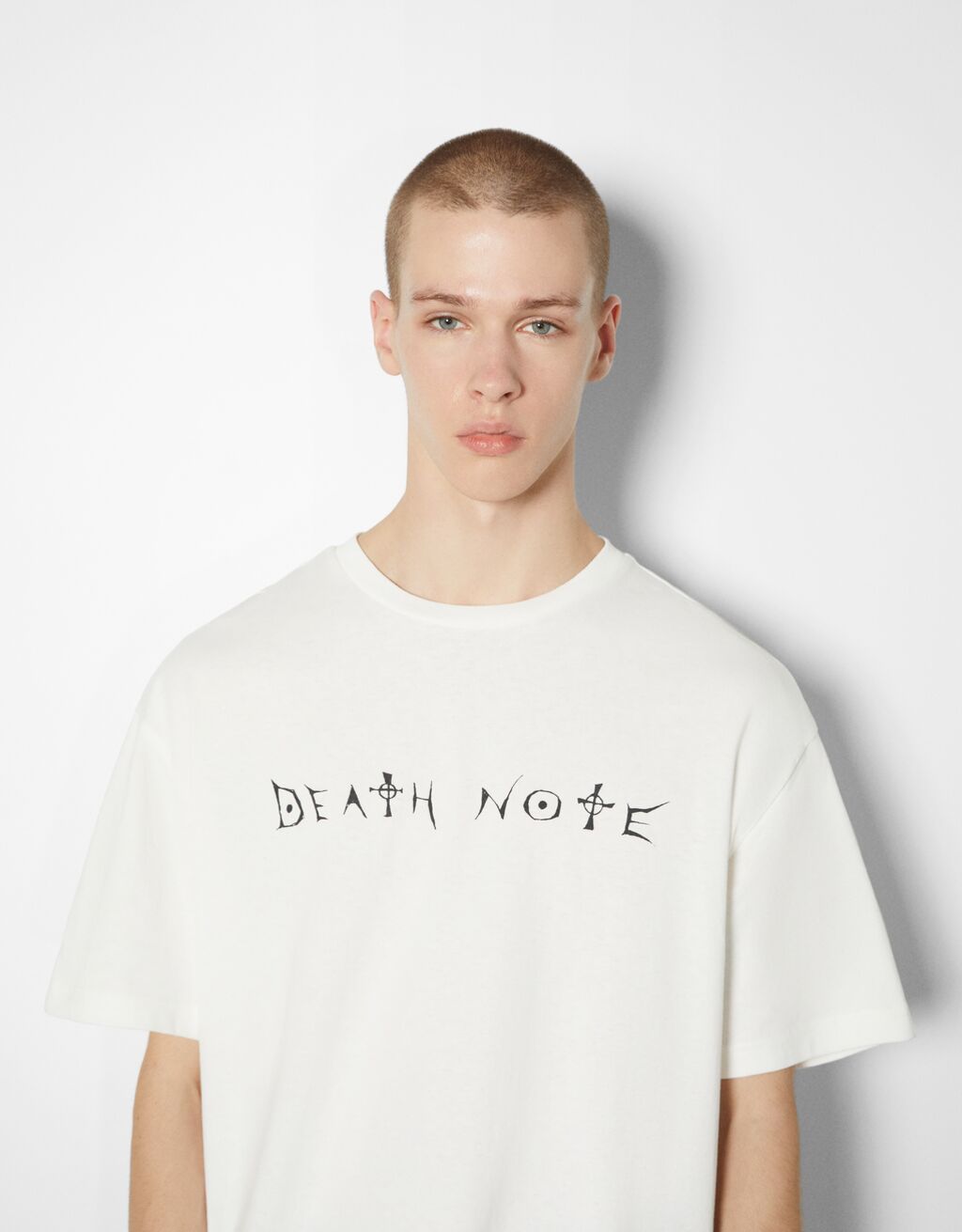 Oversize short sleeve T-shirt with Death Note print - Man | Bershka