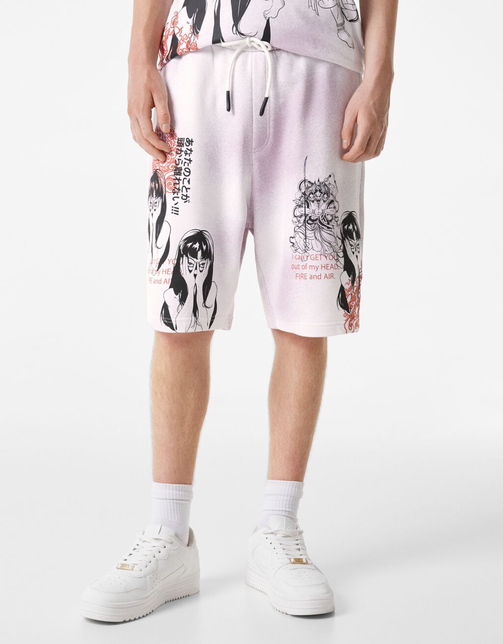 bershka sweat shorts