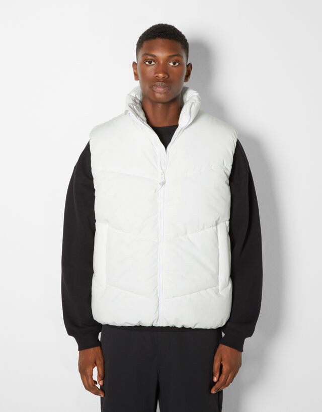 Veste sans manche blanche homme on sale