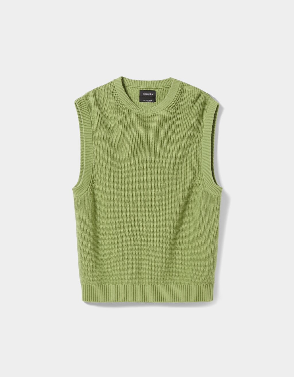 Round neck knit vest