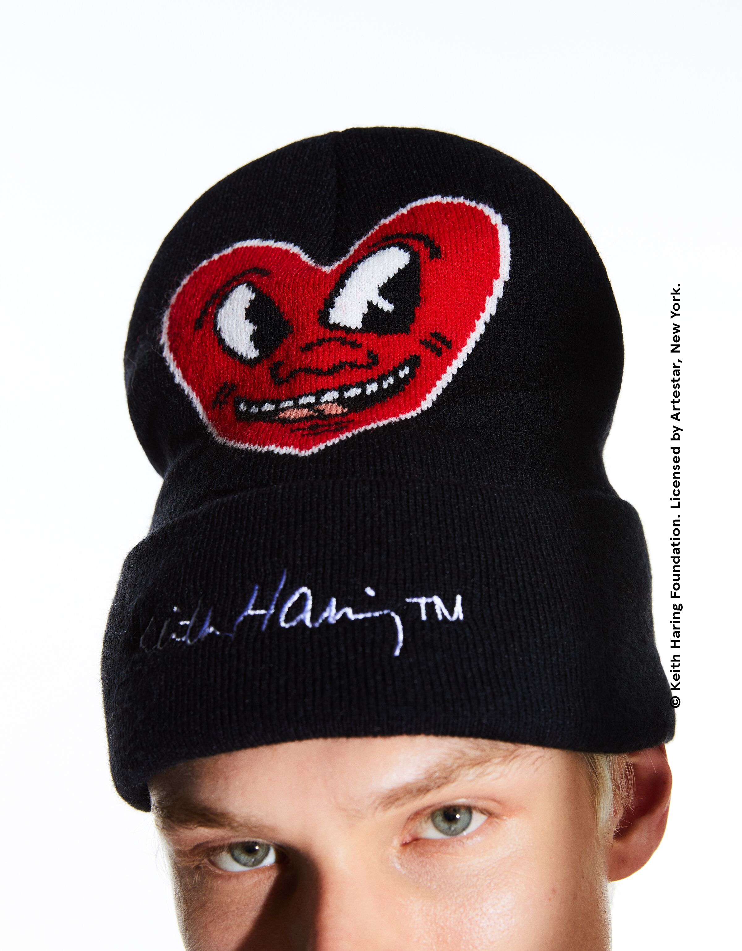 keith haring beanie