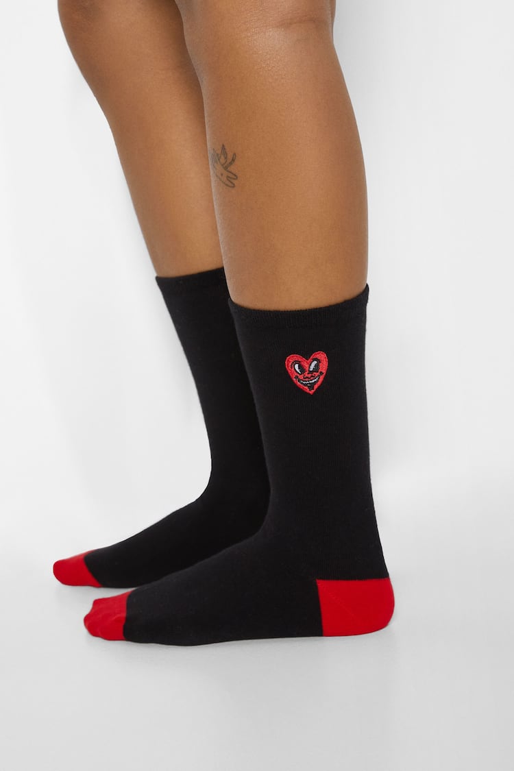 Set of 2 pairs of Keith Haring socks