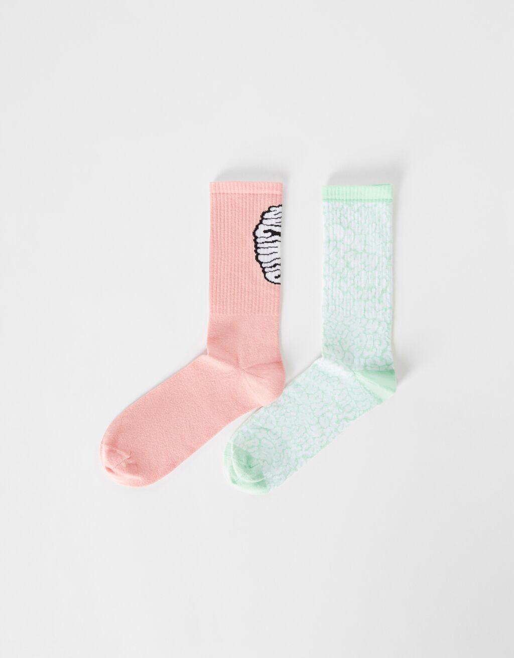 Комплект от 2 чифта чорапи с щампа