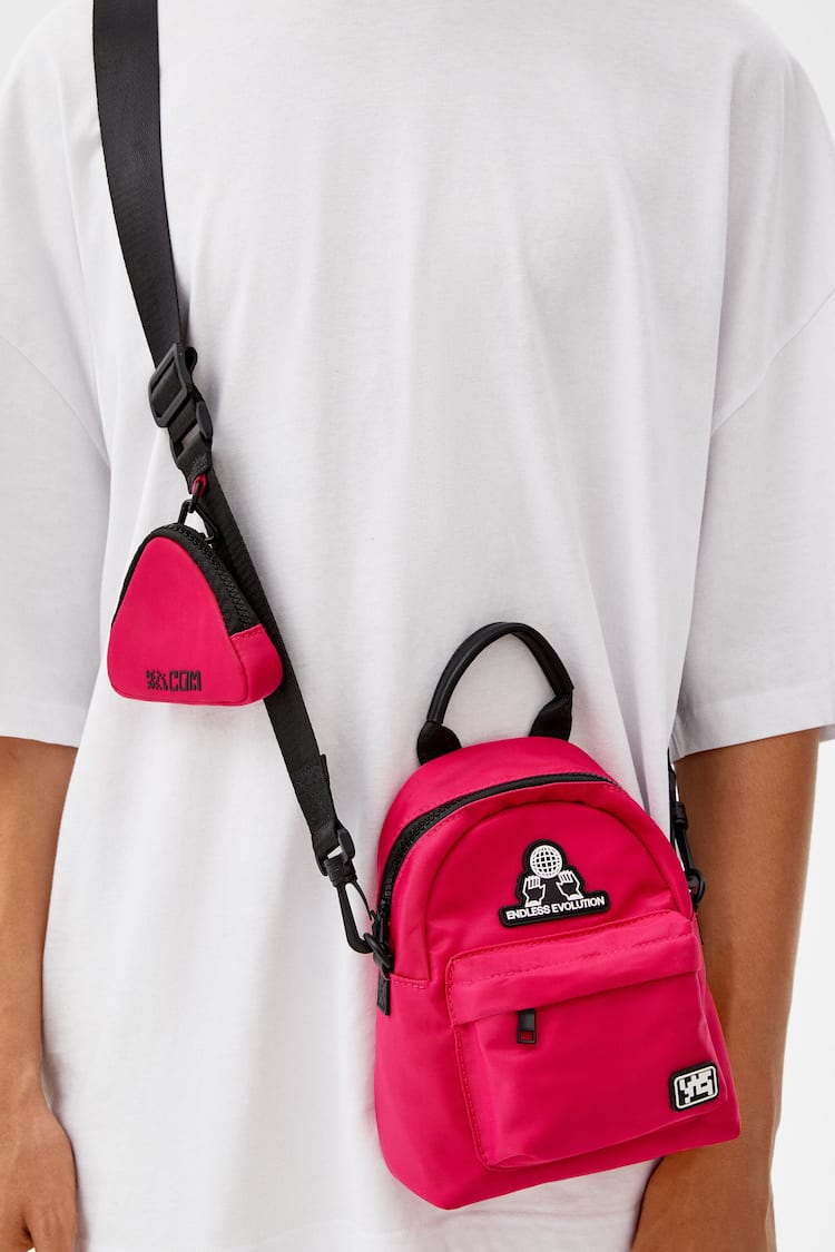 Crossbody mini backpack
