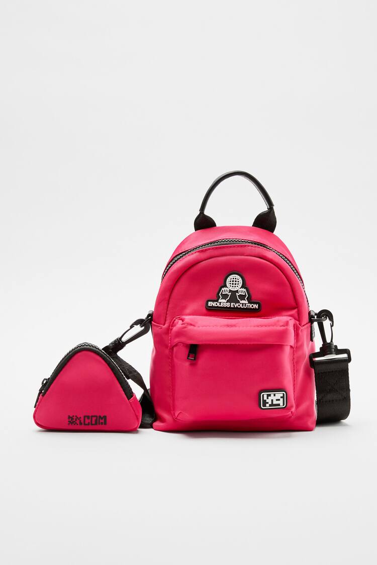 Crossbody mini backpack