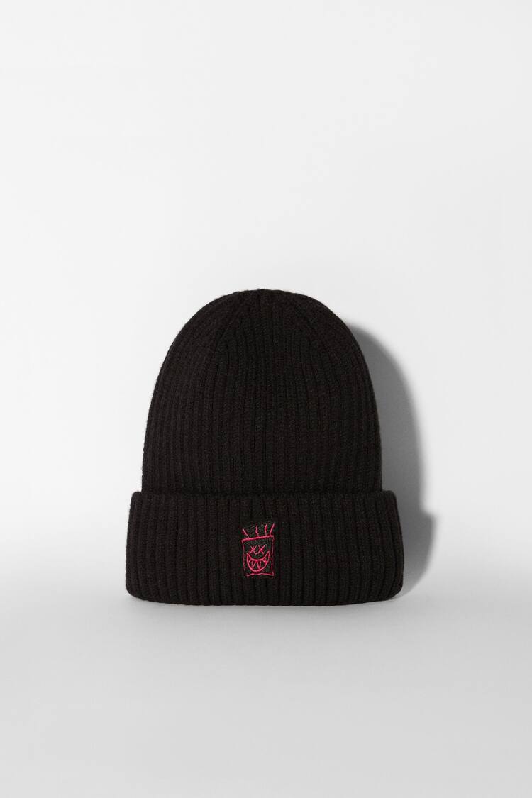 Funny embroidery beanie