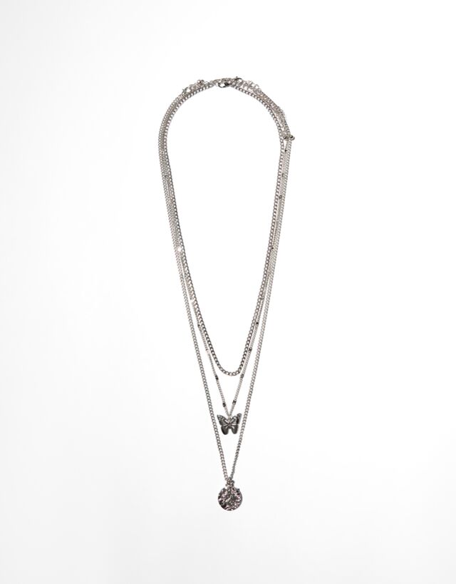 Butterfly necklace - Man | Bershka