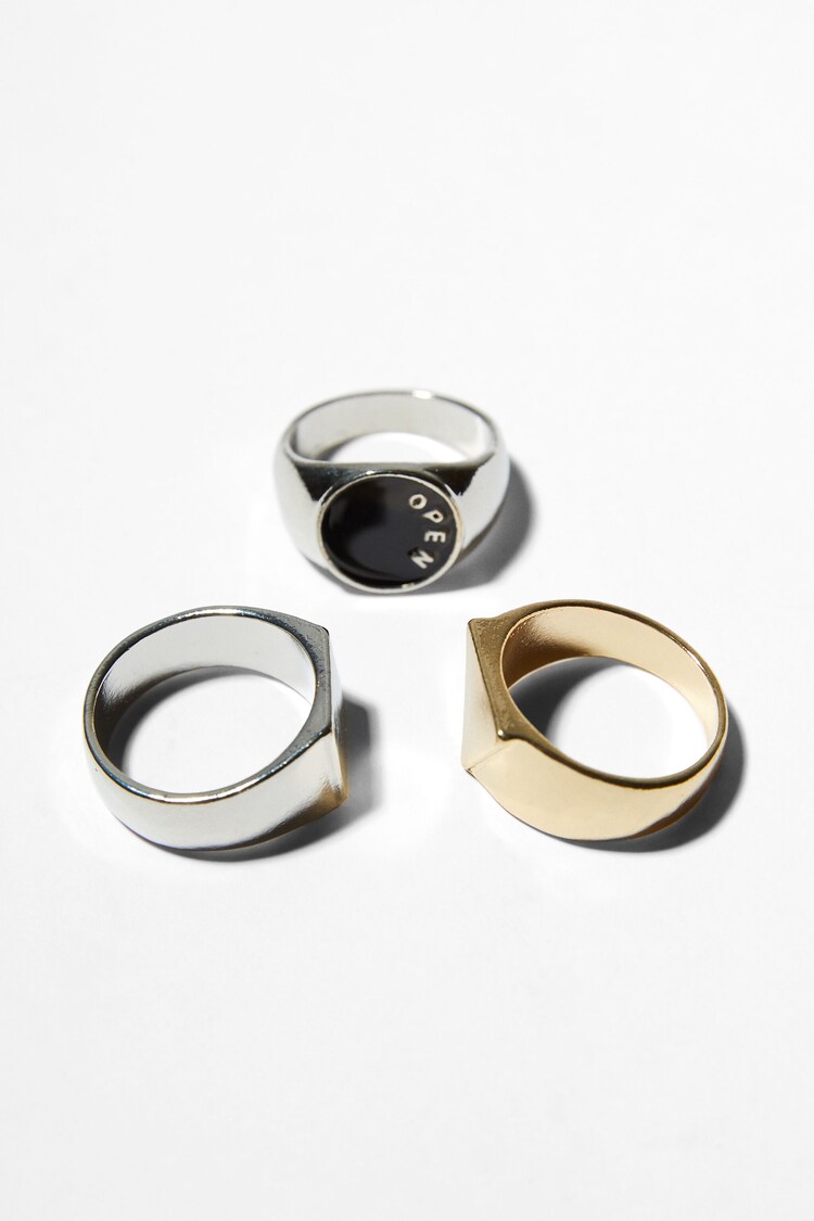 Set of 3 triangle rings