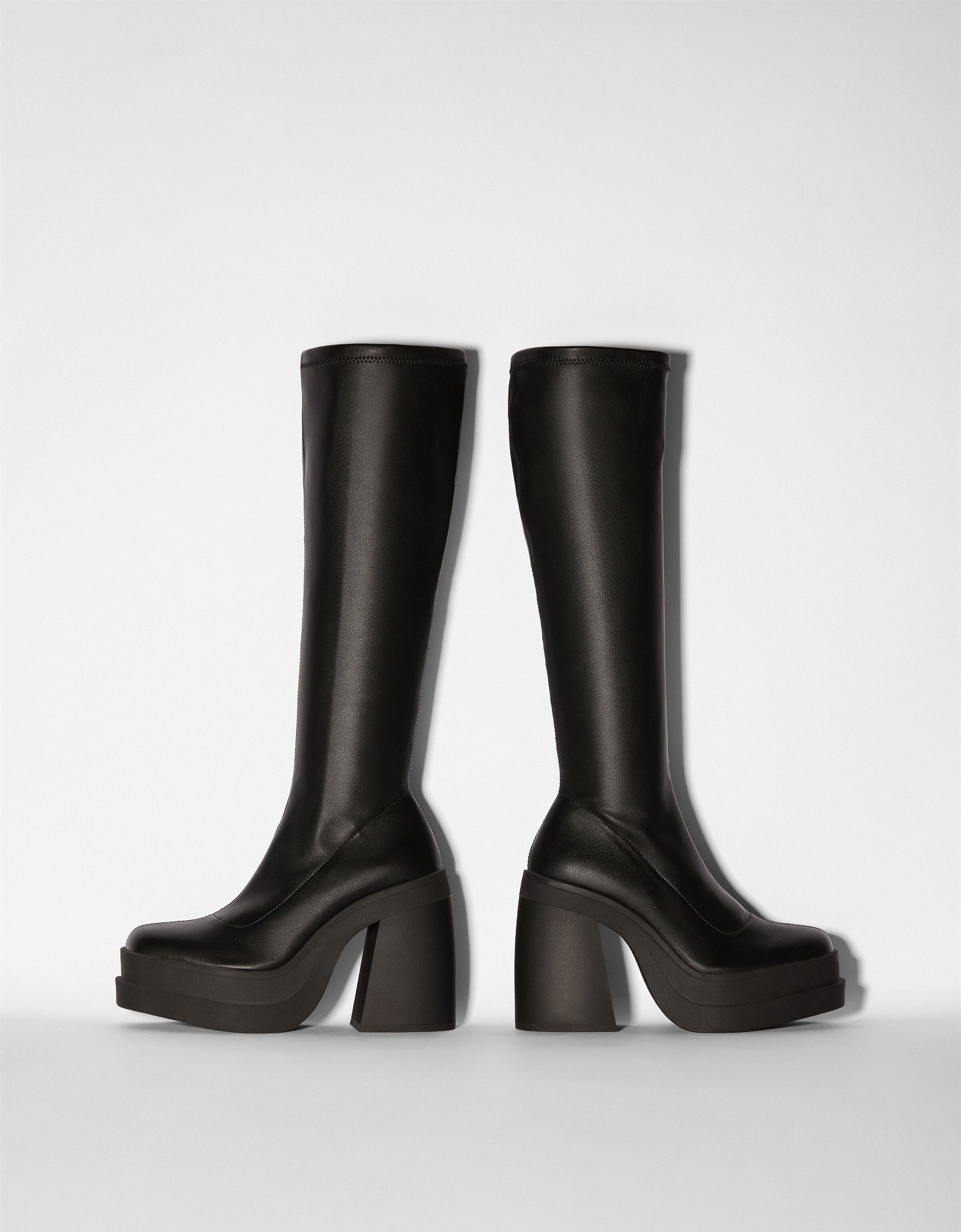 high-heel platform ankle boots - Shoes 