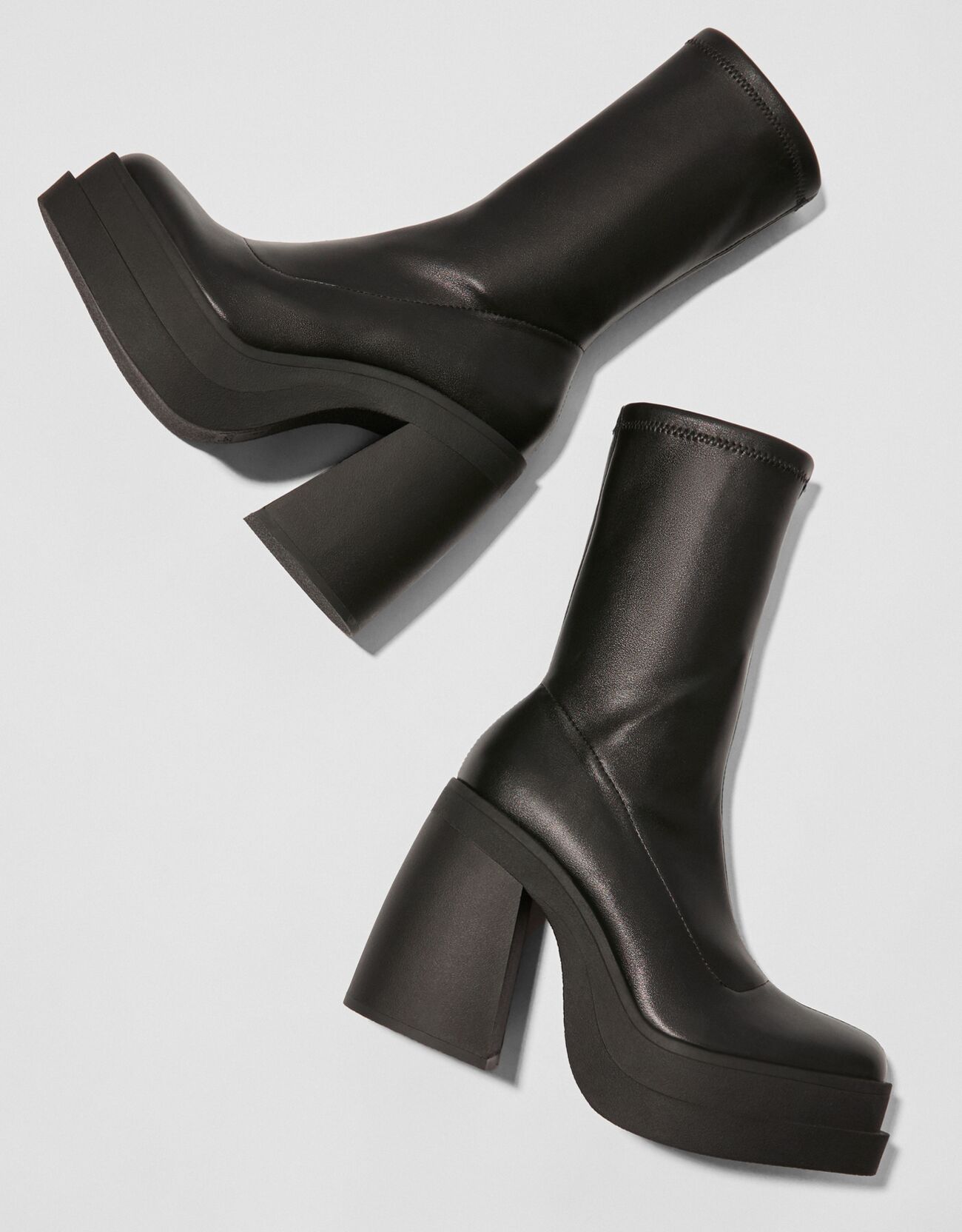 Bershka heeled boots clearance