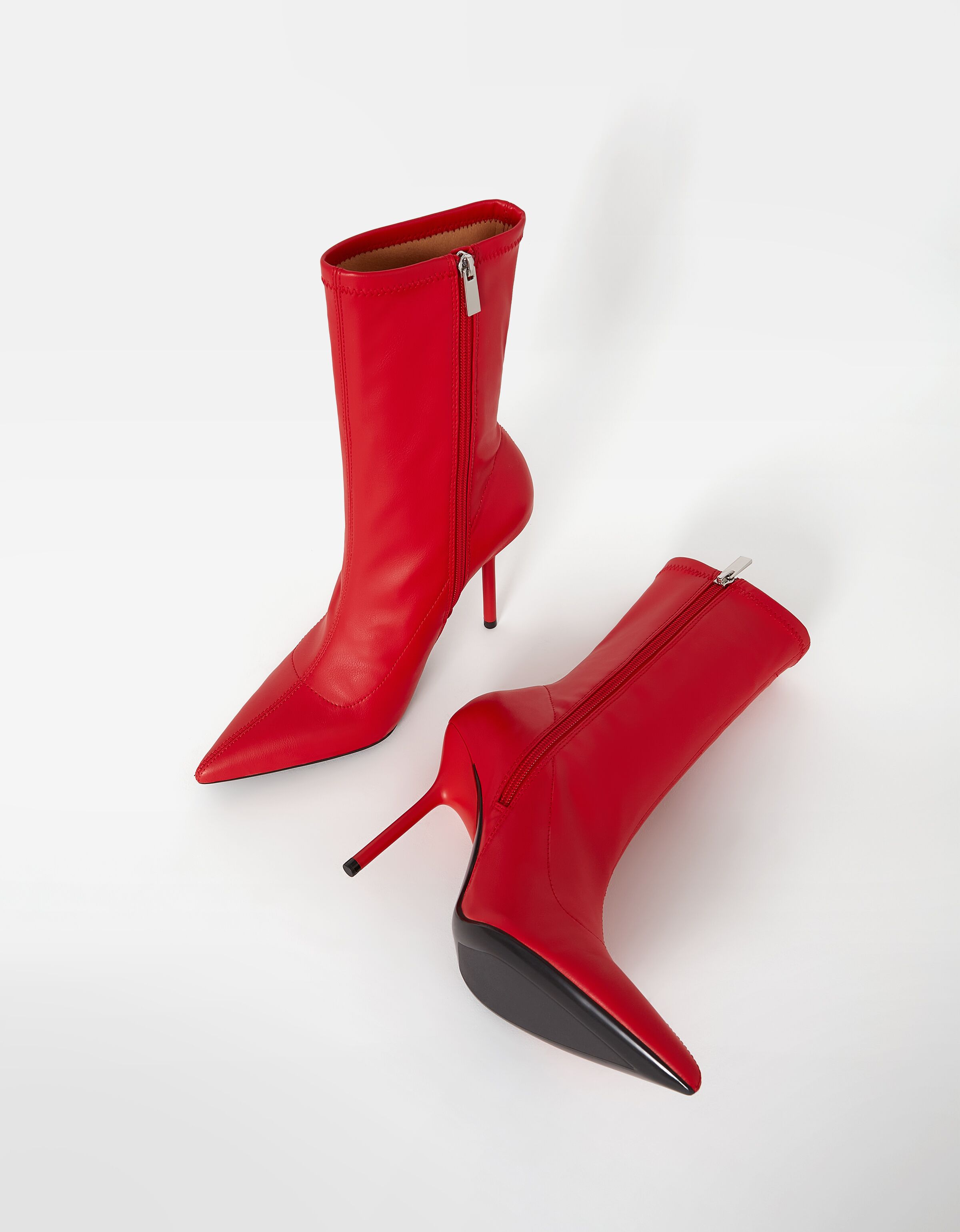 Fitted high-heel ankle boots - Woman 