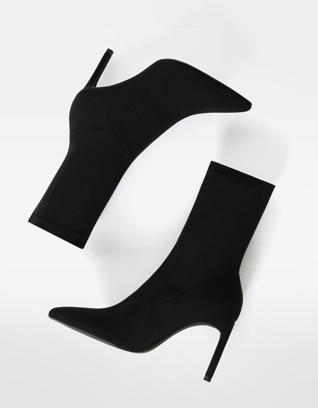 Fitted high-heel ankle boots - Woman | Bershka