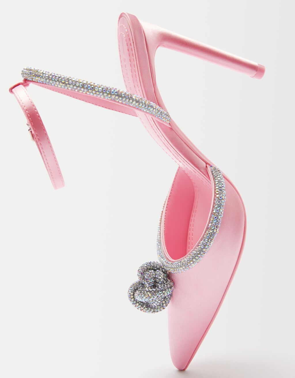 Highheel shoes with rhinestones Woman Bershka