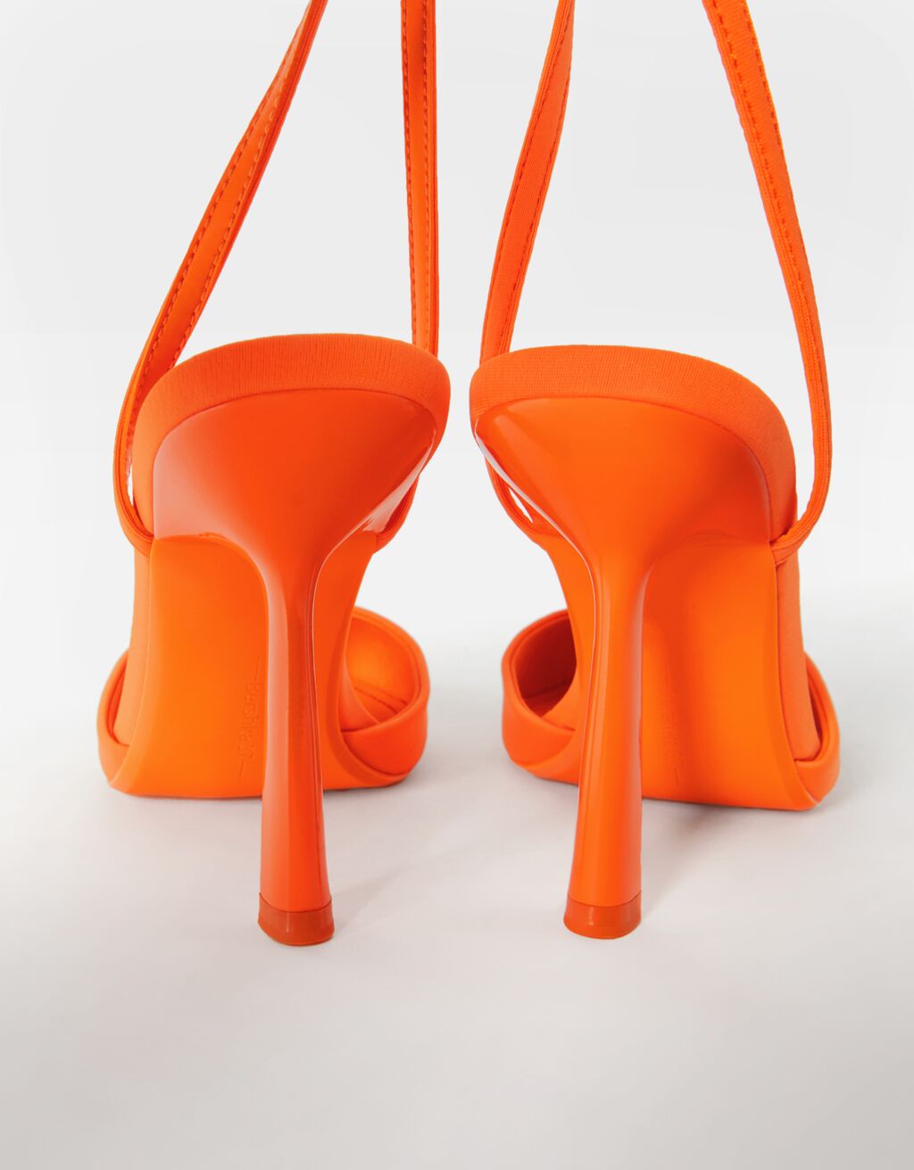 Heeled slingback strap shoes Woman Bershka