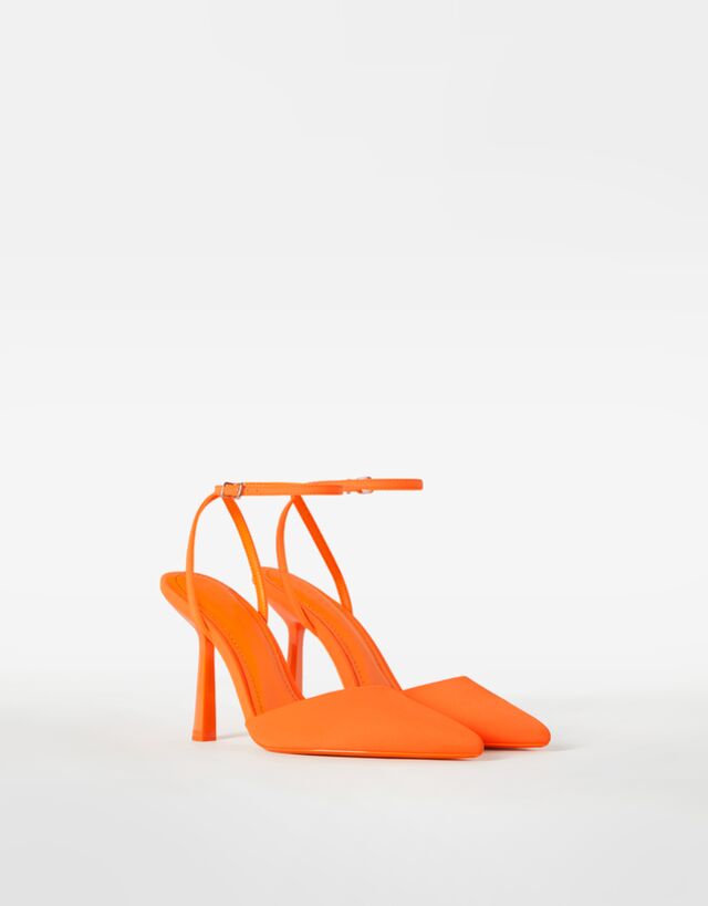 Heeled slingback shoes clearance