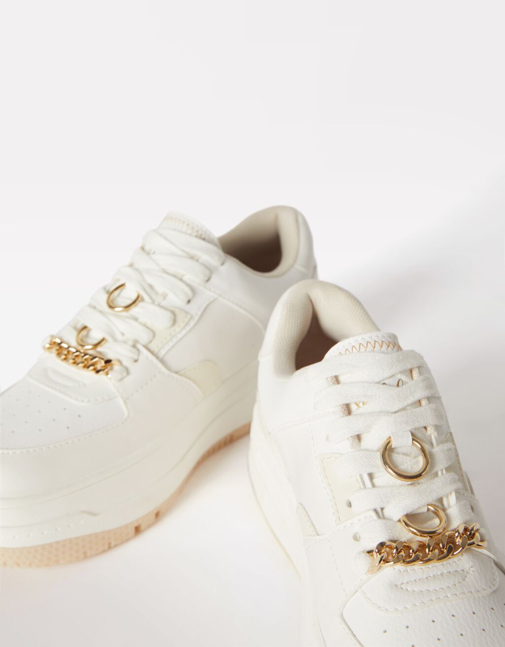 Bejeweled platform sneakers