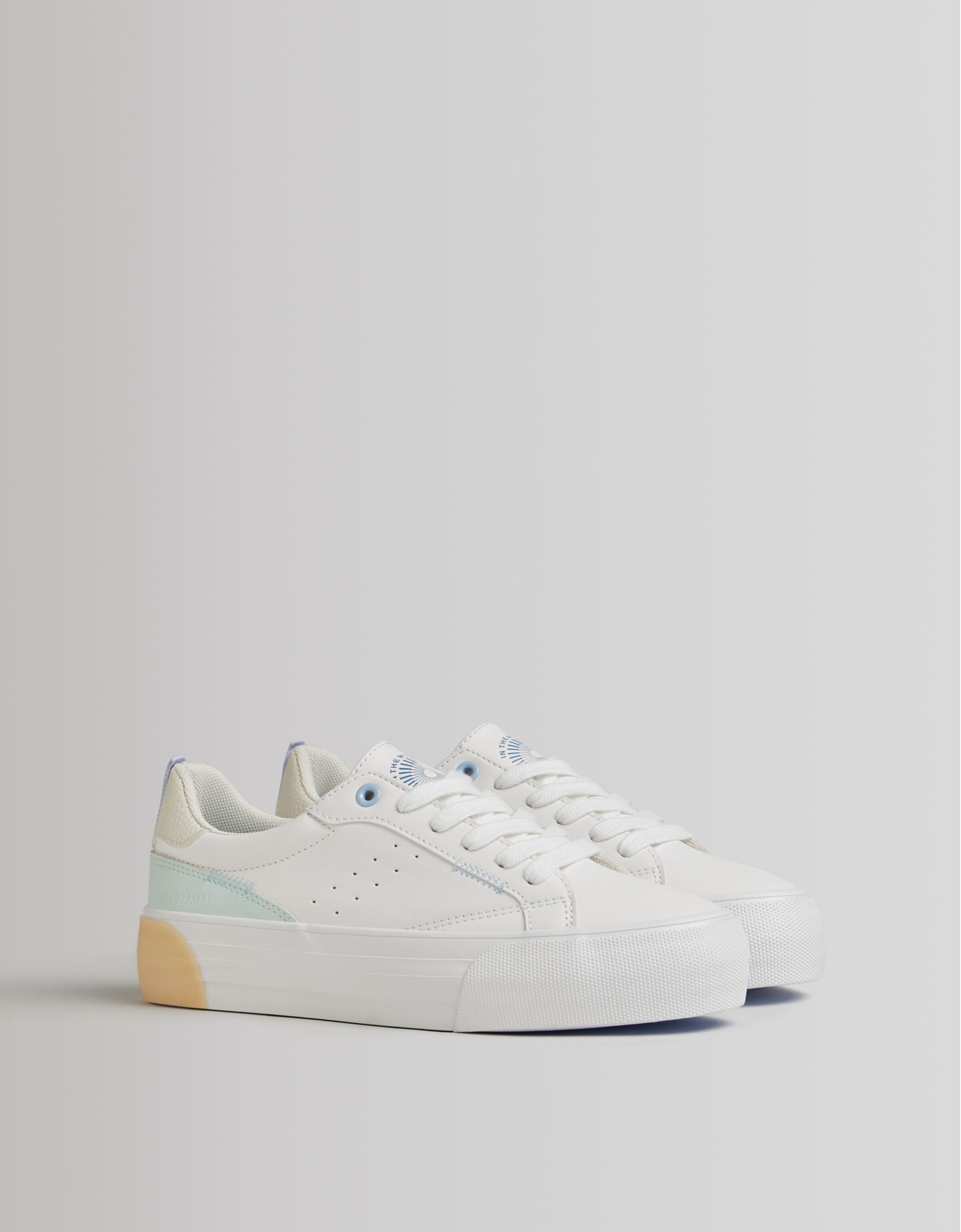 colourful platform trainers