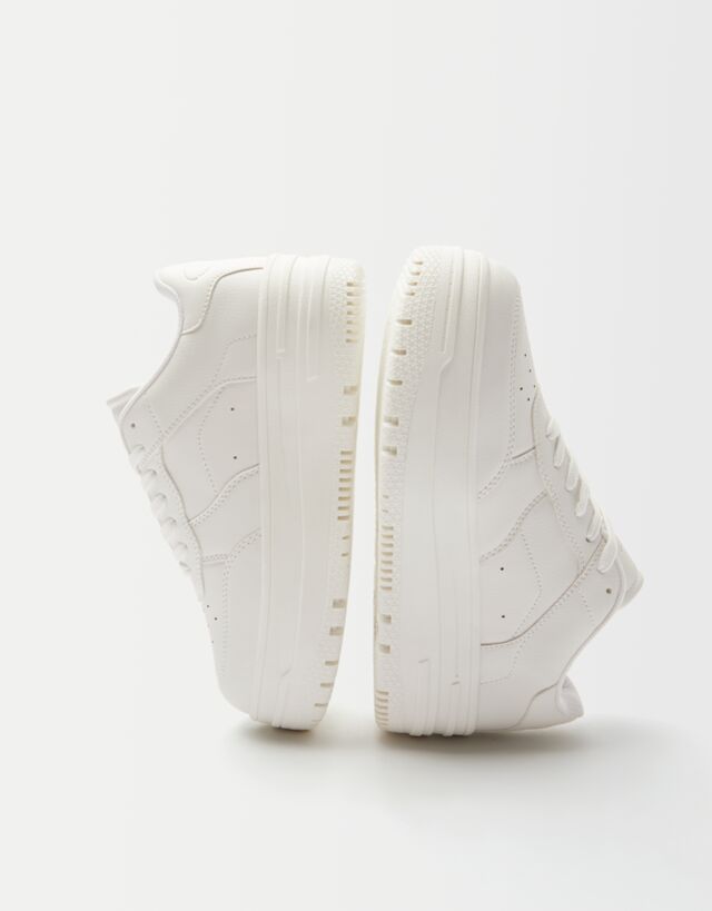 Monochrome platform trainers clearance