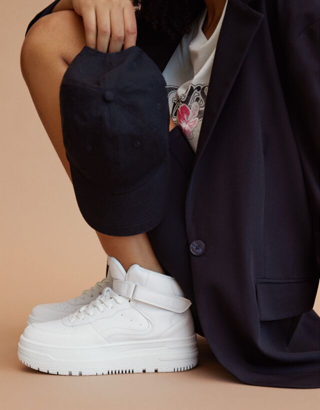 womens trainers with strap