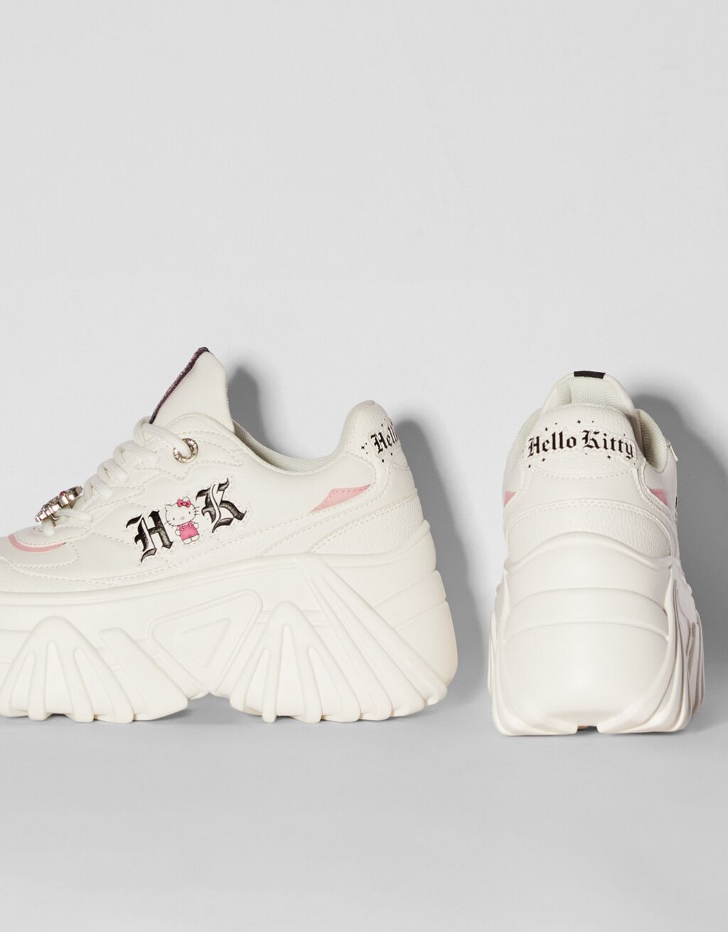 hello kitty platforms bershka