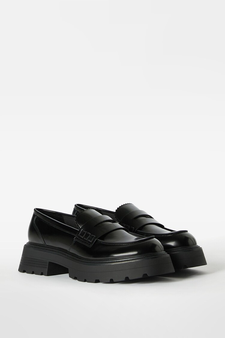 Loafers med tandad sula