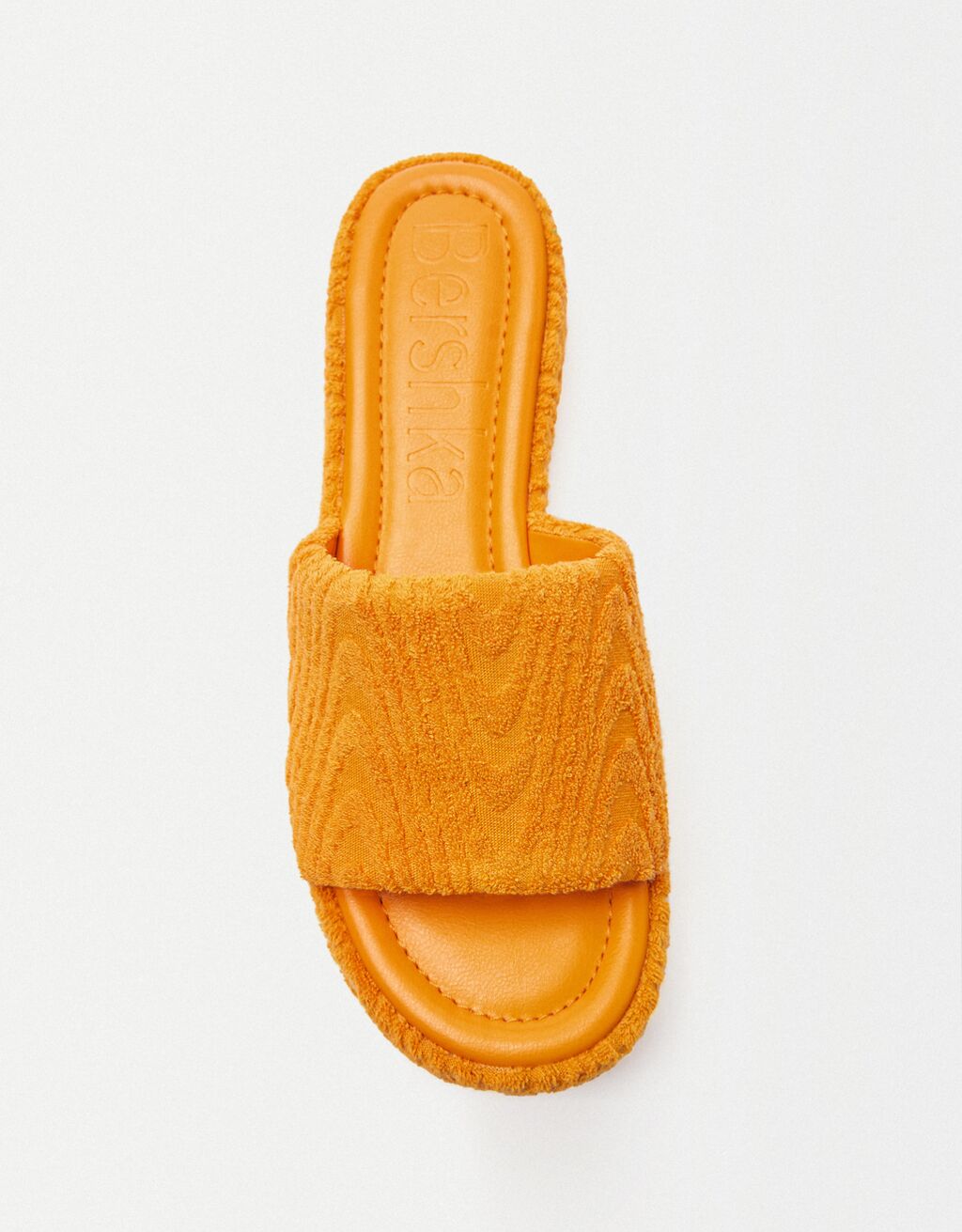 Flat terry sandals