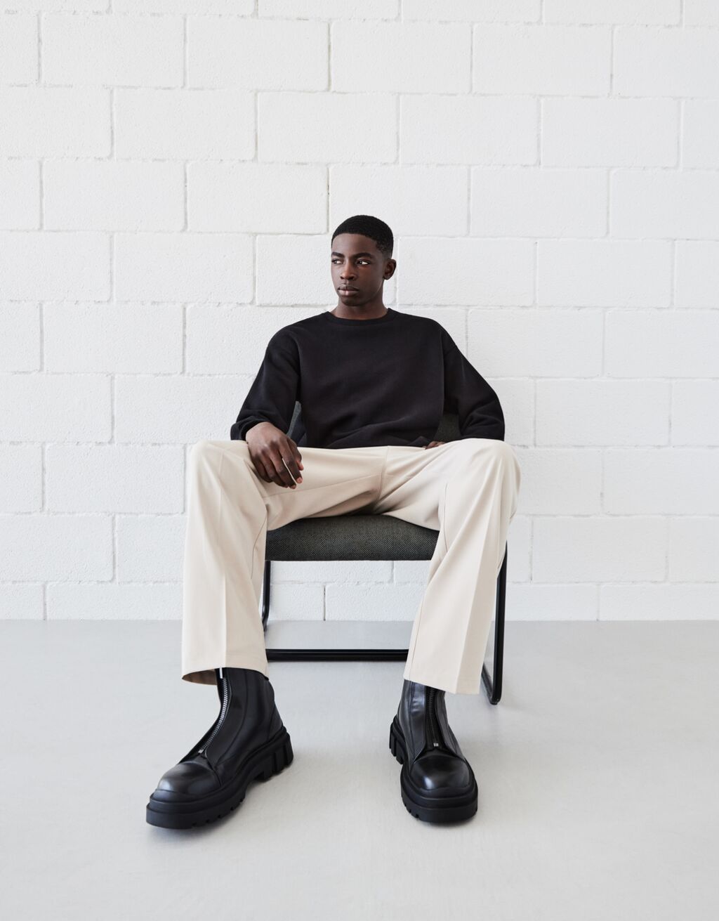 Bershka boots men clearance