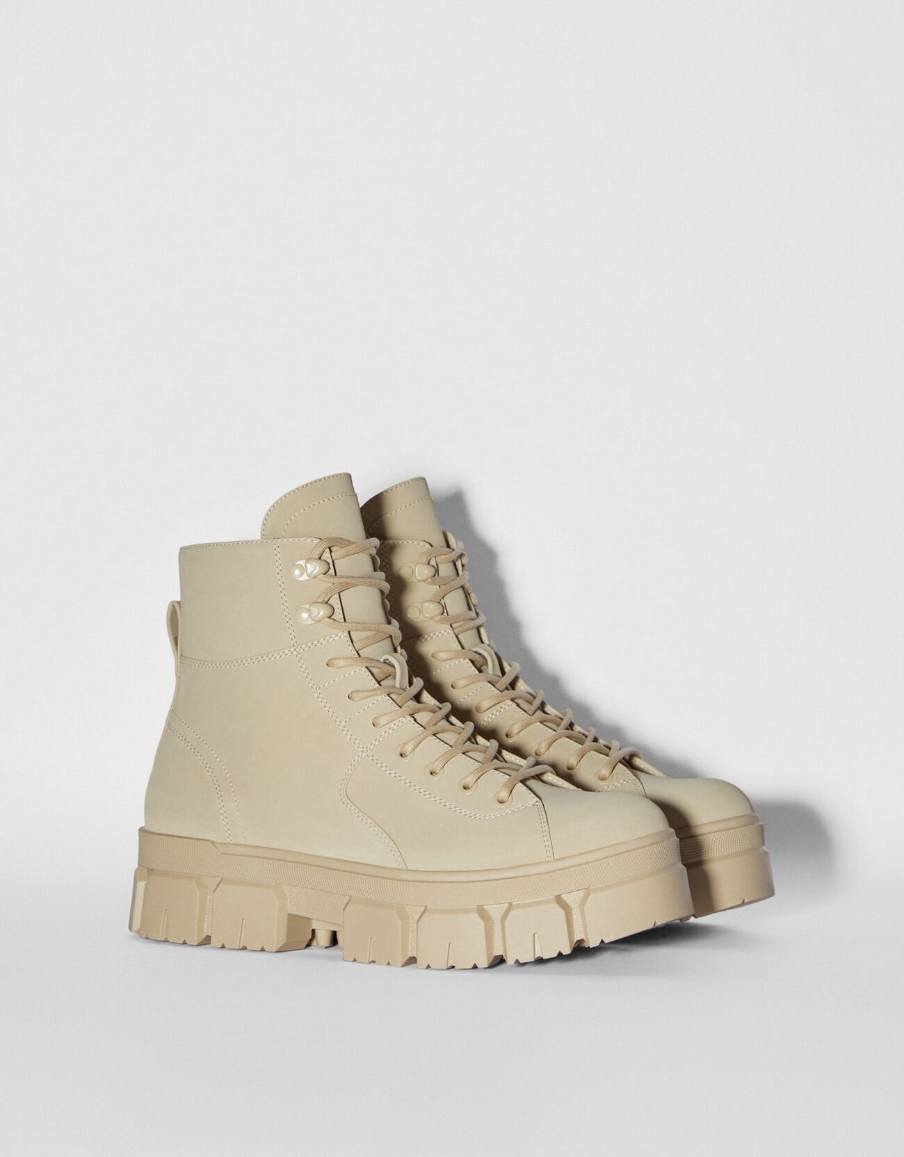 bershka combat boots