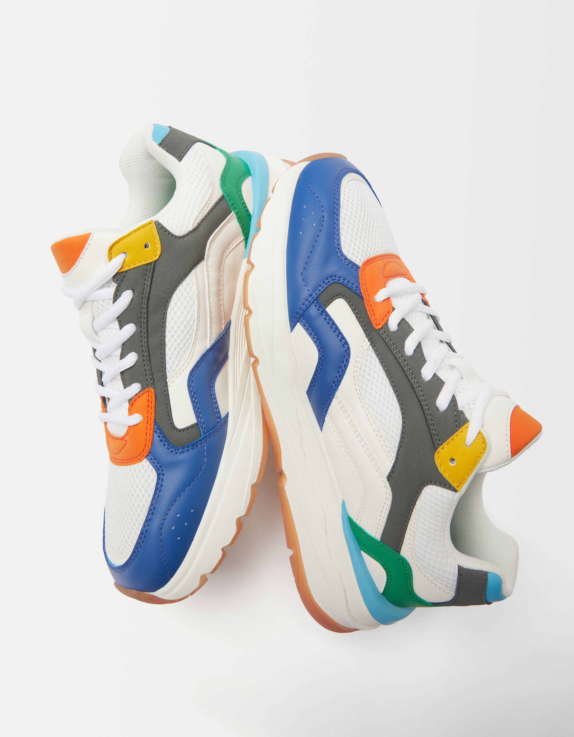 Bershka multi coloured trainers Clearance