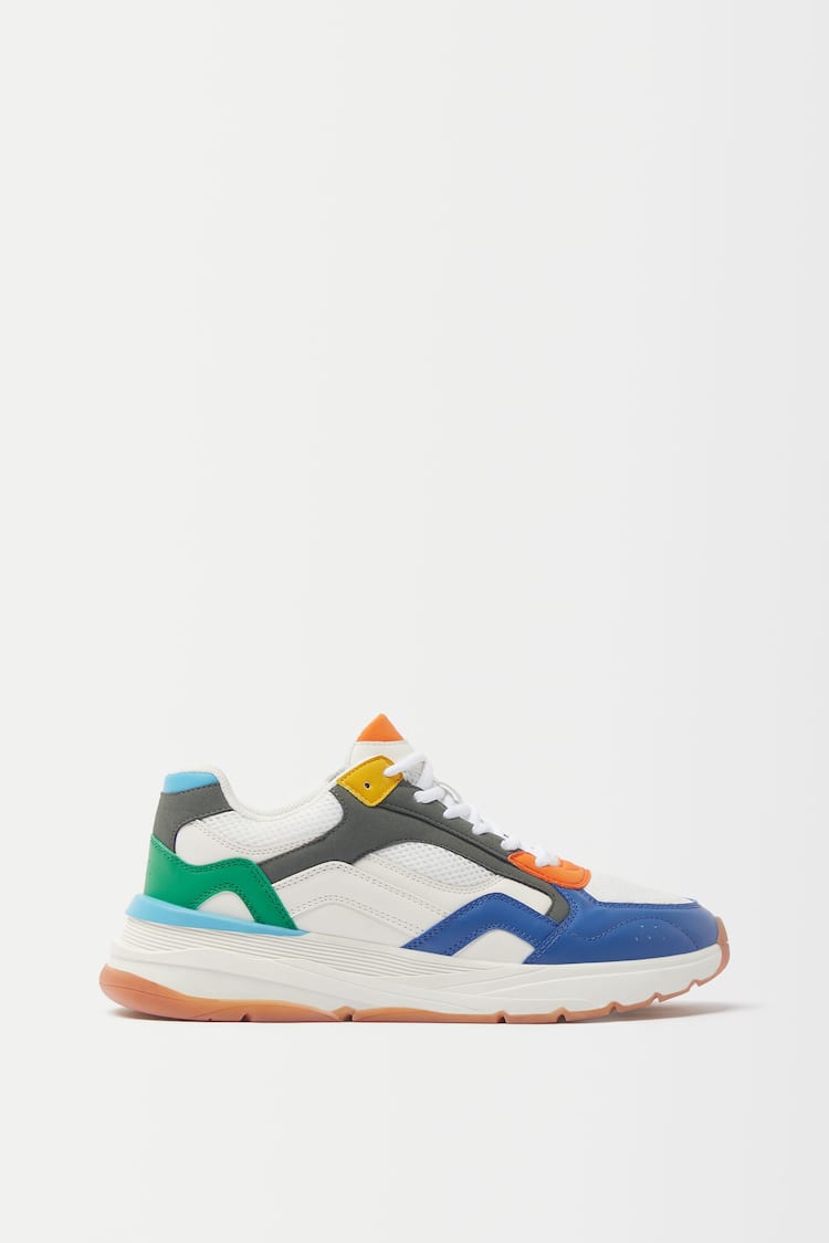 Sneakers multicolores homme