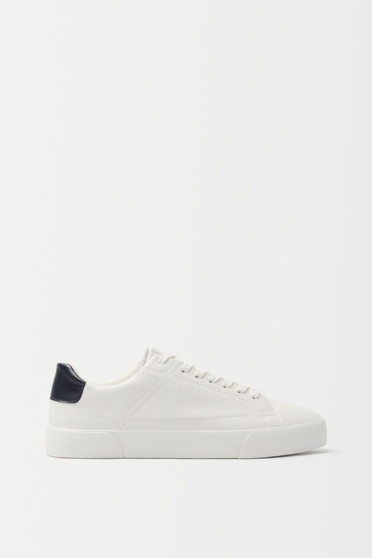 Men's trainers with topstitching detail
