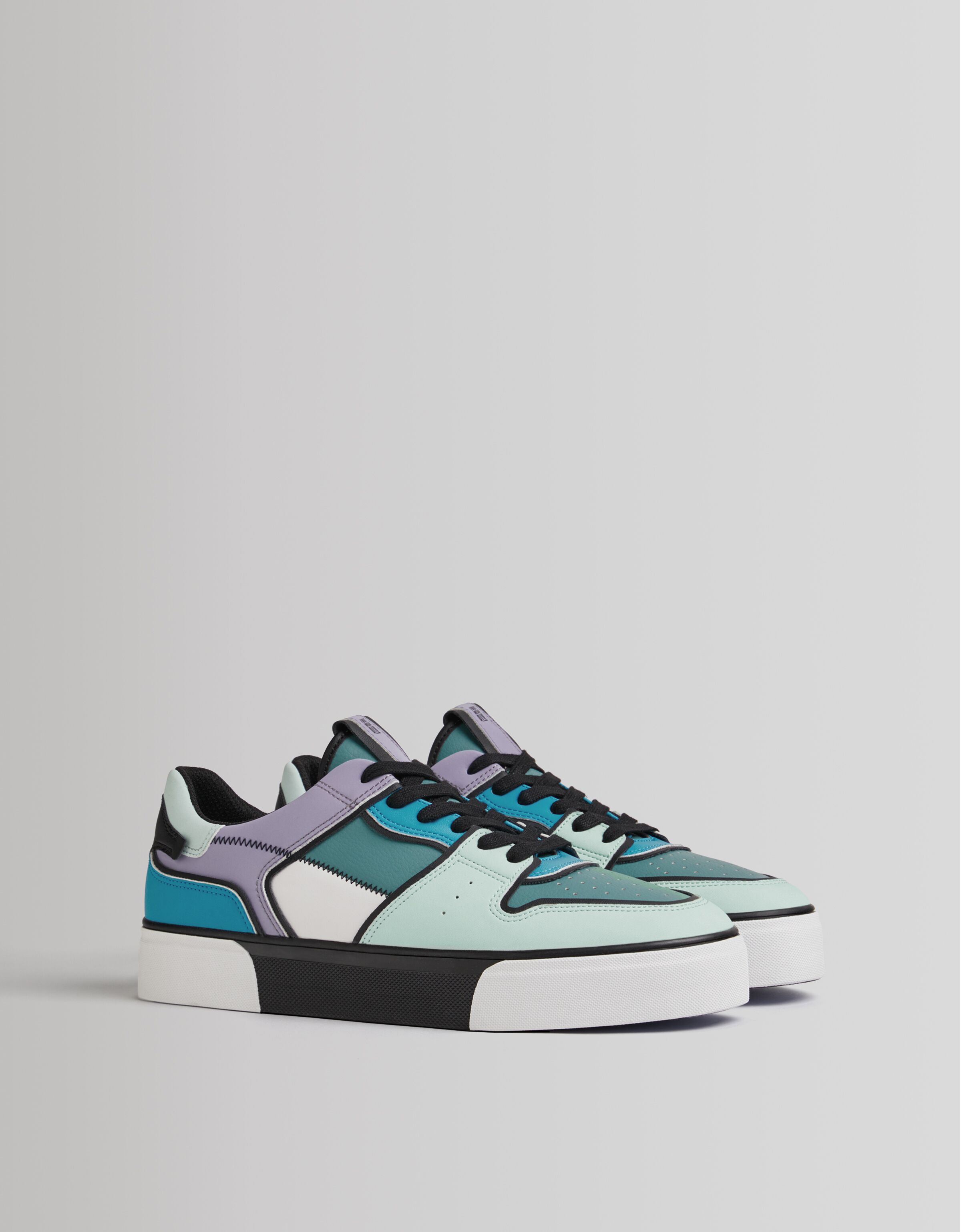 Bershka multi coloured trainers Clearance