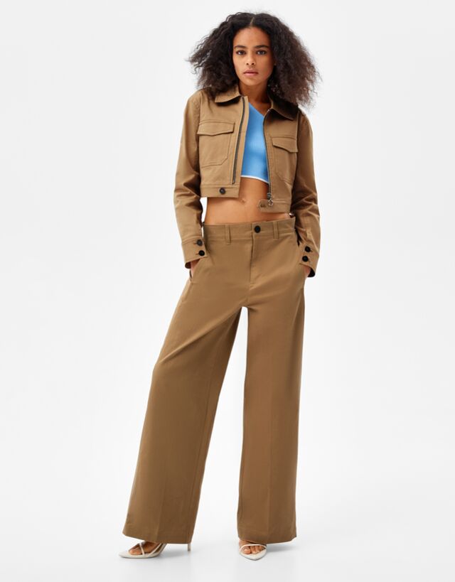 Set cazadora y pantalón - Trajes - Mujer | Bershka