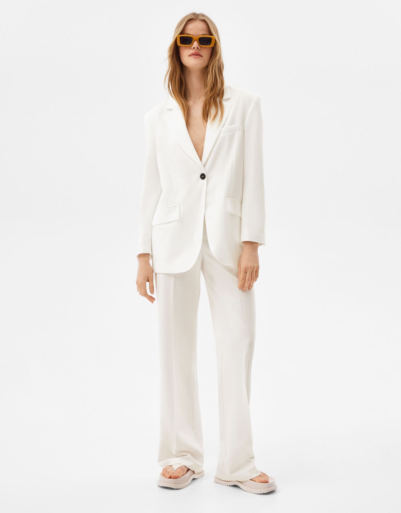 Tailored blazer and trousers set 