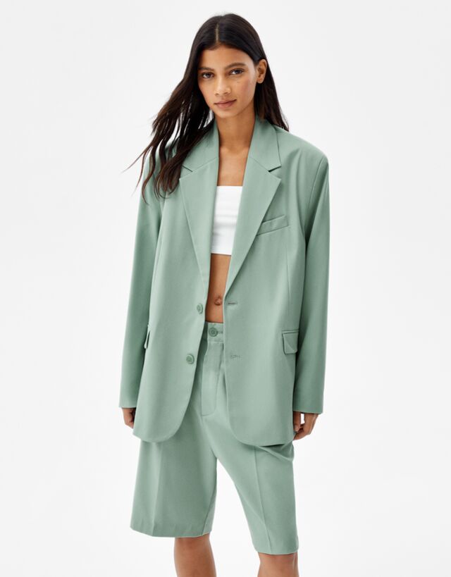 Tailored blazer and Bermuda shorts set 