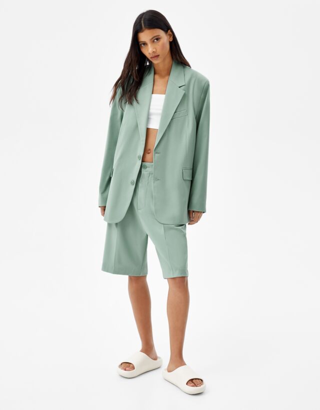 Tailored blazer and Bermuda shorts set 