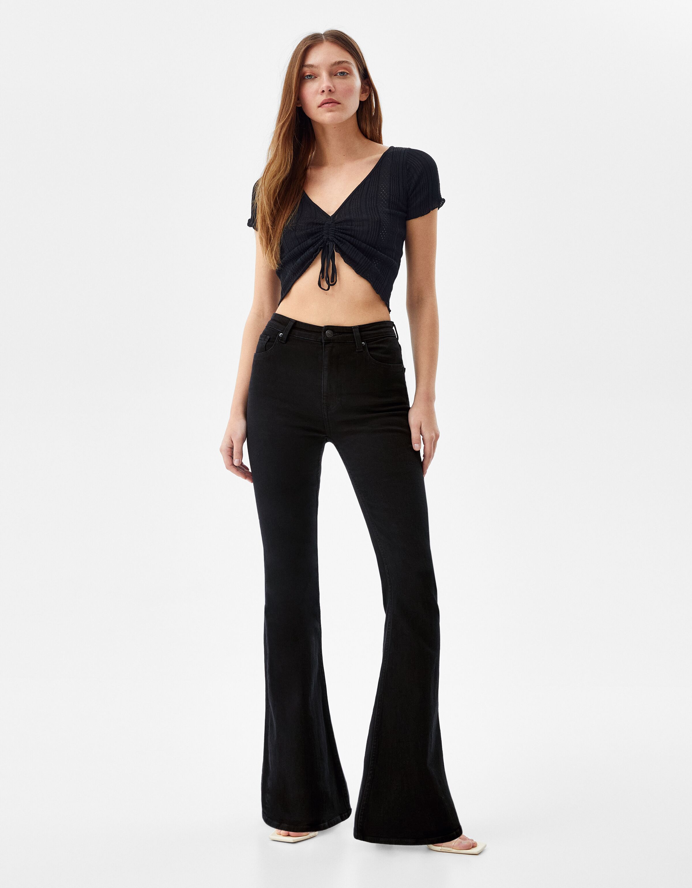 Jeans flare - Mujer | Bershka