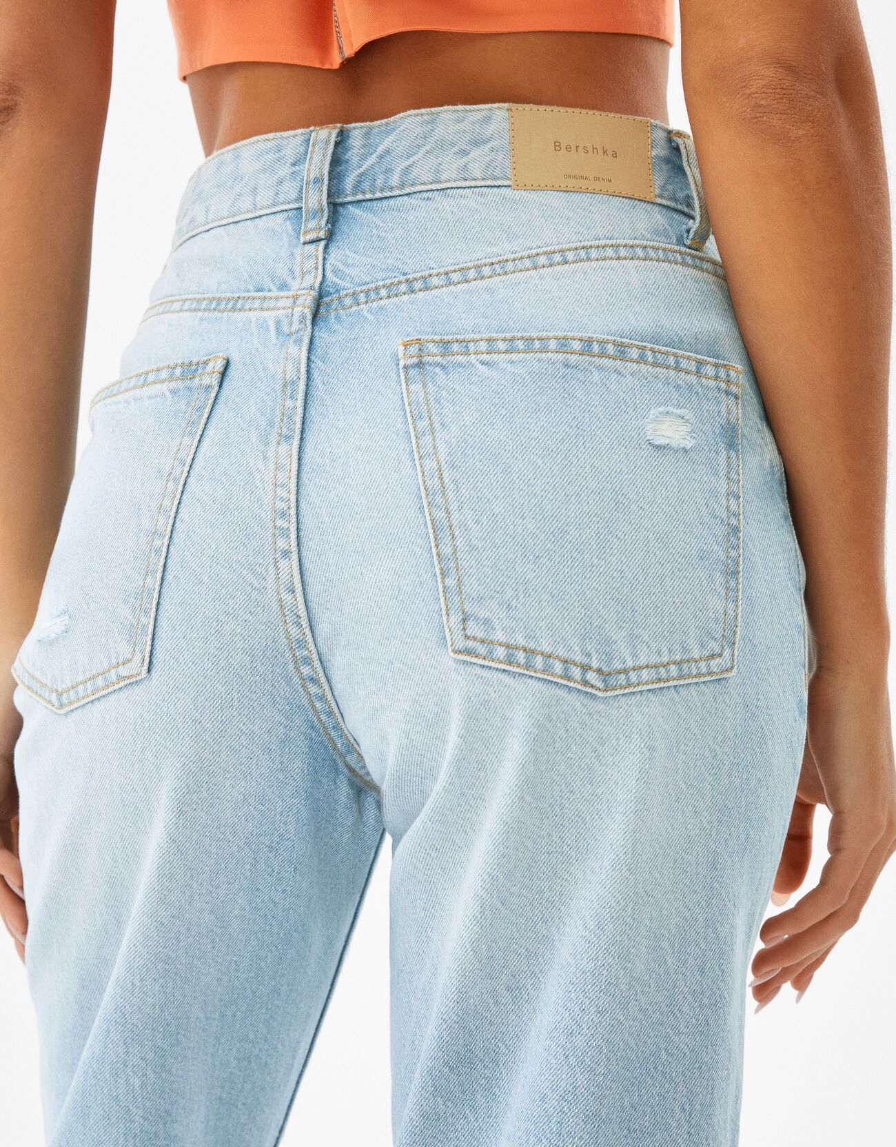 Bershka - Ripped wide-leg ’90s jeans