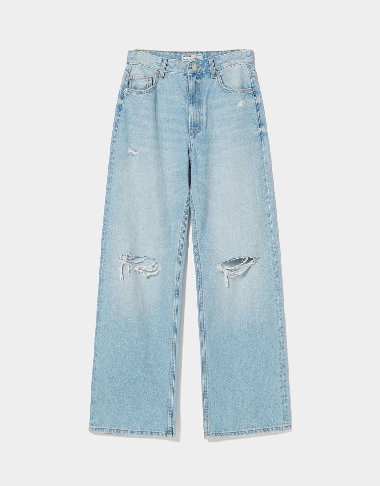 bershka ripped 90s jeans