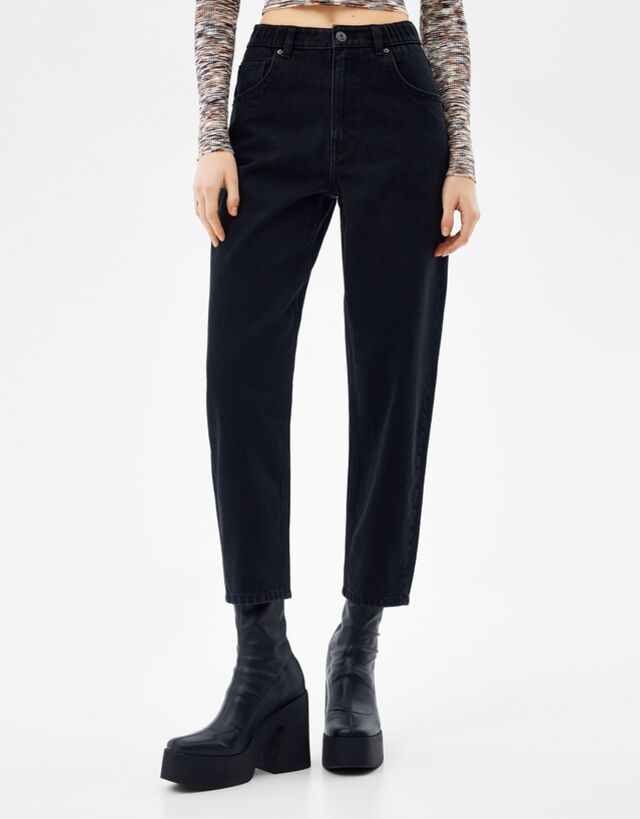 Balloon fit jeans - Denim - Dames | Bershka