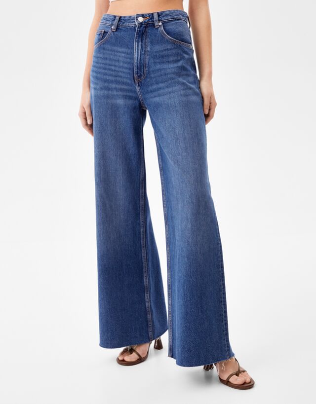 Wide Leg Jeans - Damen | Bershka