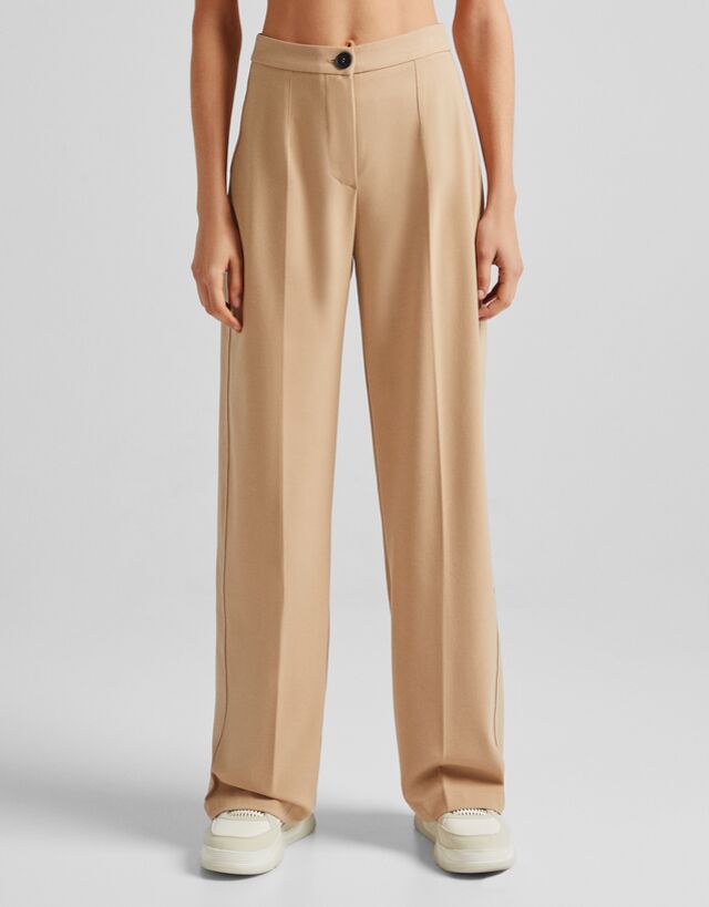 wide leg pelle bershka
